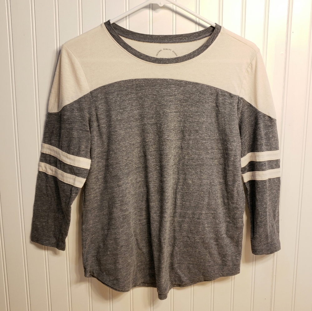 Lucky Brand Tee Shirt Gray Cotton Blend S